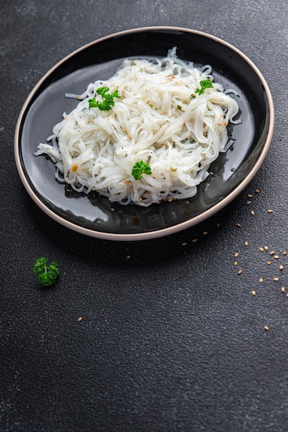 rice noodles fresh delicious snack healthy meal food snack diet on the table copy space food