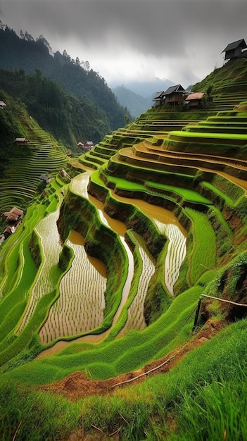 Rice terraces in the philippines