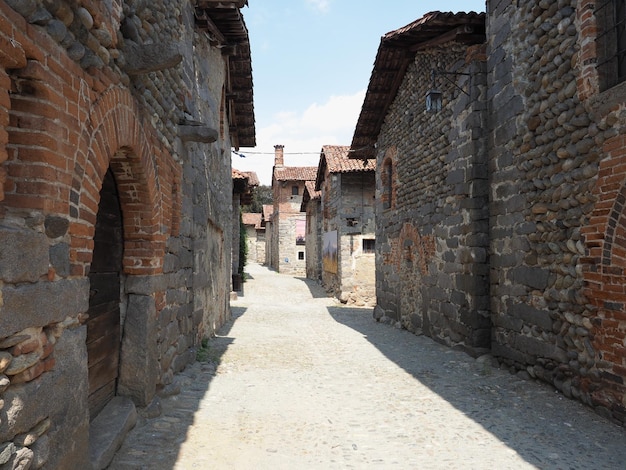 Ricetto medieval village in Candelo