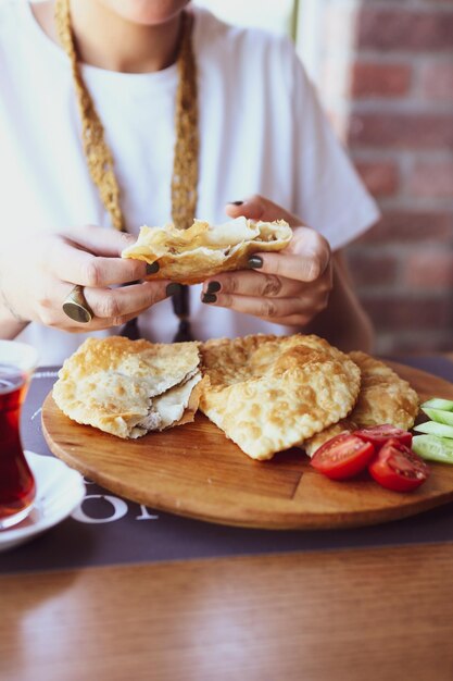 Богатый и вкусный турецкий завтрак