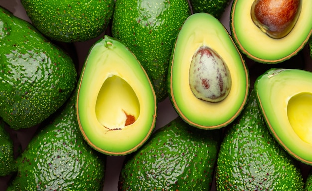 Photo rich avocados from latin america