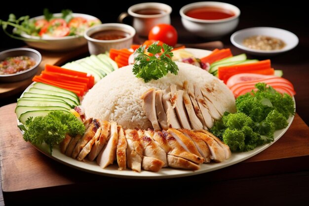 Rich Chicken Rice Delight