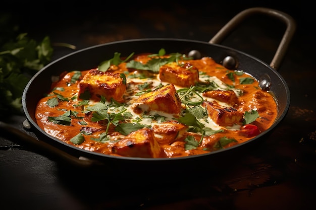 Photo rich and creamy paneer tikka masala