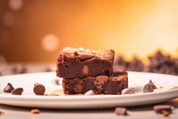 Rich Dark Brownies Emphasizing Chocolatey Goodness