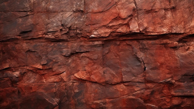 Rich Dark Red Cliff Detail