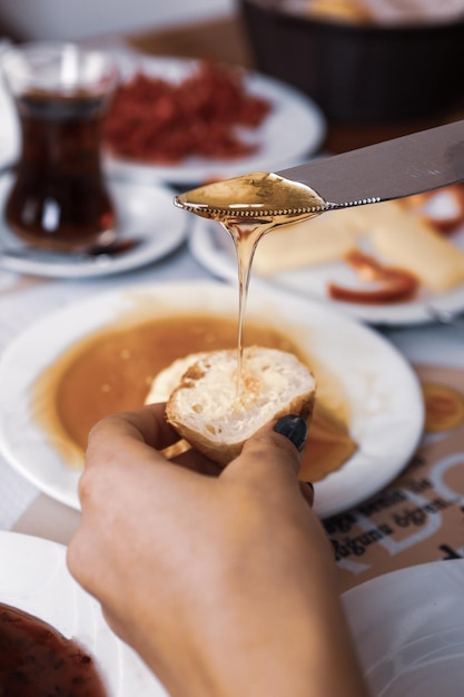 풍부하고 맛있는 아침 식사