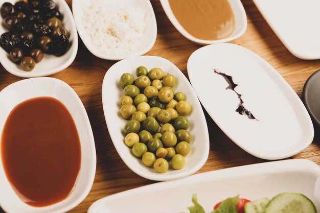 Rich and delicious Turkish breakfast