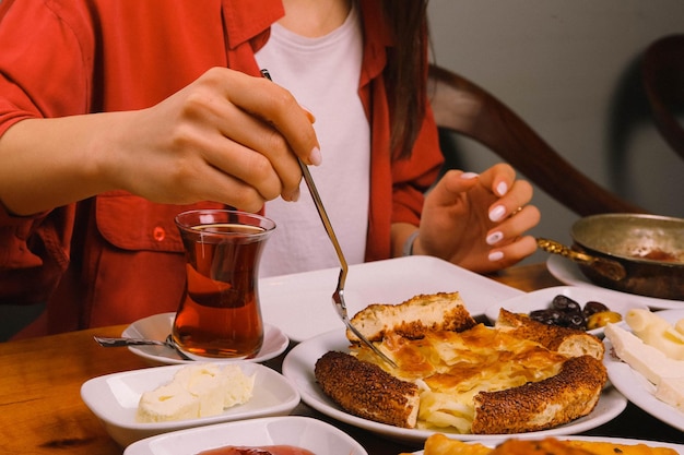 濃厚で美味しいトルコ式朝食