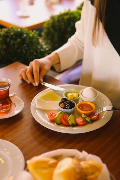 濃厚で美味しいトルコ式朝食