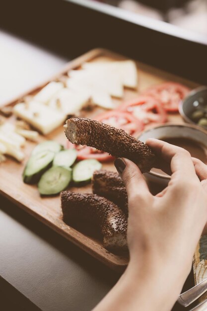 풍부하고 맛있는 터키식 아침 식사