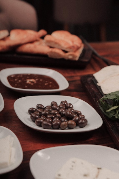 Rich and delicious Turkish breakfast