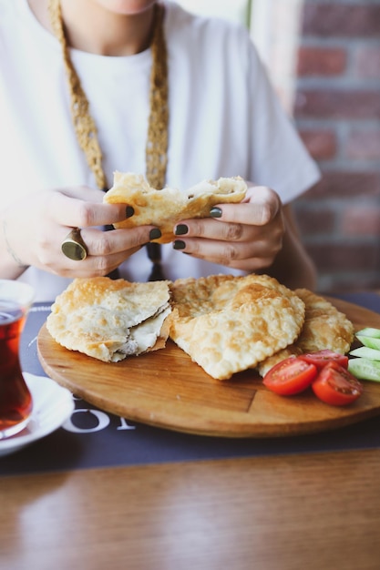 Rich and delicious Turkish breakfast