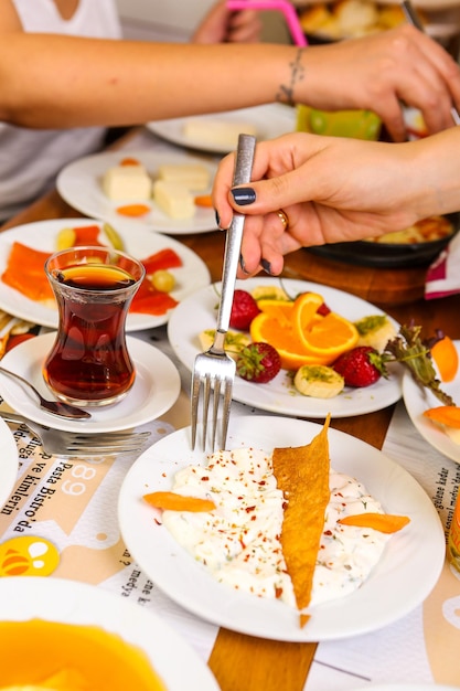 Ricca e deliziosa colazione turca