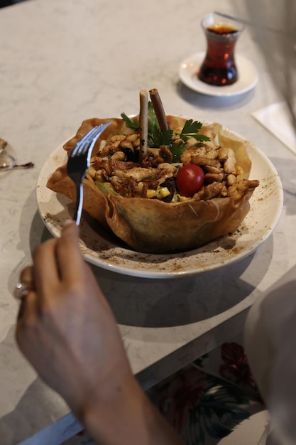 Rich and delicious Turkish breakfast