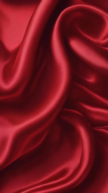 Rich and luxury red silk fabric texture background