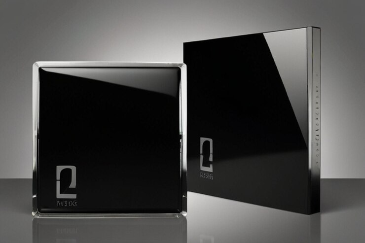Photo rich matte dark surface with smooth glossy finish and elegant textural variations for backgrounds