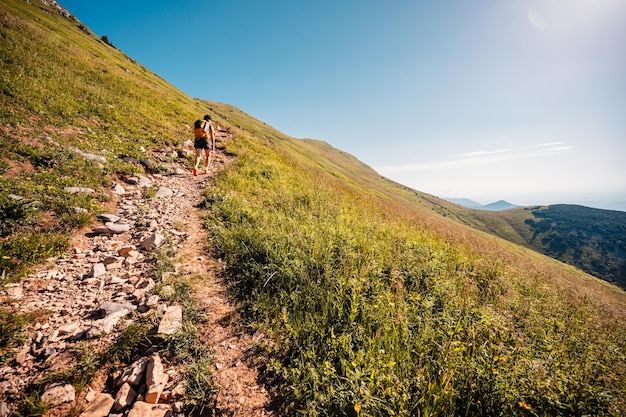 슬로바키아 산 능선 mala fatra 슬로바키아 산 풍경 하이킹 관광 여행자 Mala Fatra 국립 공원 슬로바키아