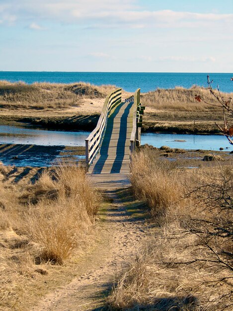 Foto ridgevale beach bridge bij chatham cape cod