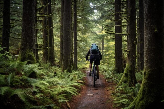 Riding the Earths Veins Dirt Road bike photo