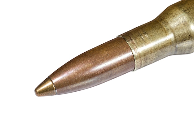 Rifle cartridge close up