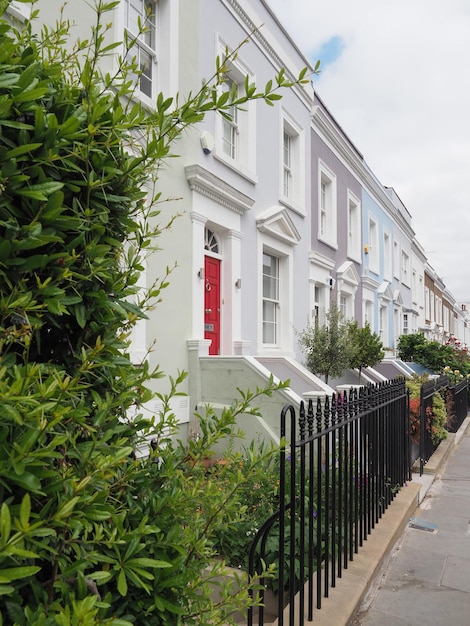 Rijenhuizen in Kensington in Londen, Verenigd Koninkrijk