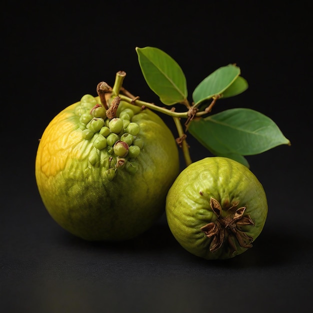 Rijke kiwi's op zwarte achtergrond