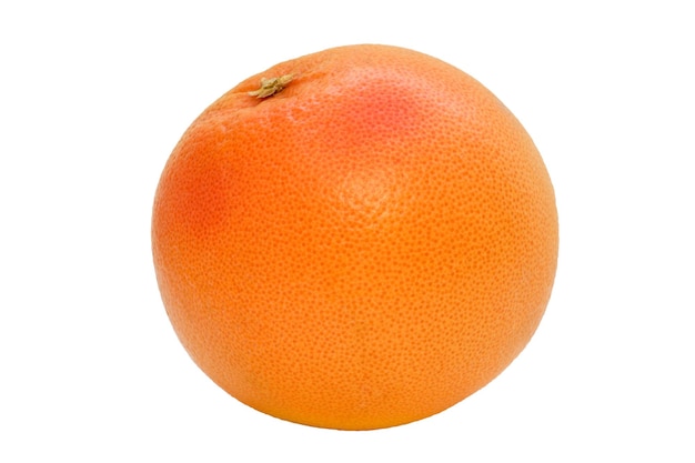 Rijpe grapefruit op witte achtergrond