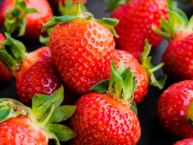 Rijpe lekkere aardbei