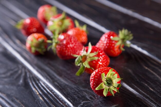 Rijpe rode aardbeien