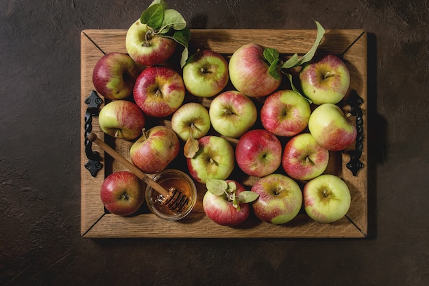 Rijpe tuinappelen