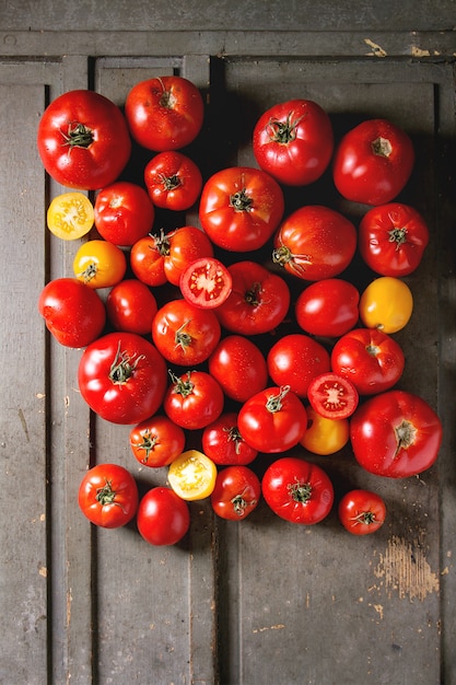 Rijpe verse tomaten