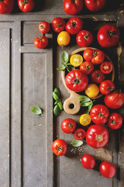 Rijpe verse tomaten