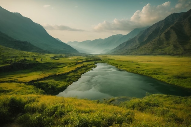 Rijstvelden in Cao Bang