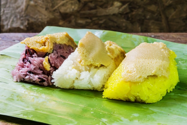 Rijstvla, dessert Thailand