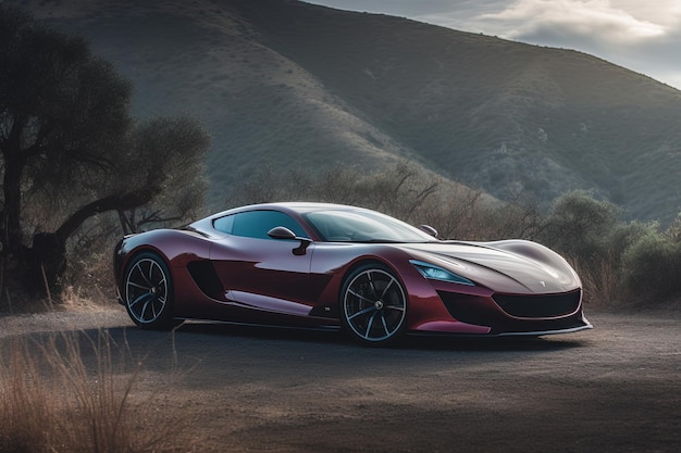 Rimac Concept One Sports car Supercar Sportcar 세련된 스포츠카 고성능 자동차 고급 자동차 자동차 차량 자동차 AI