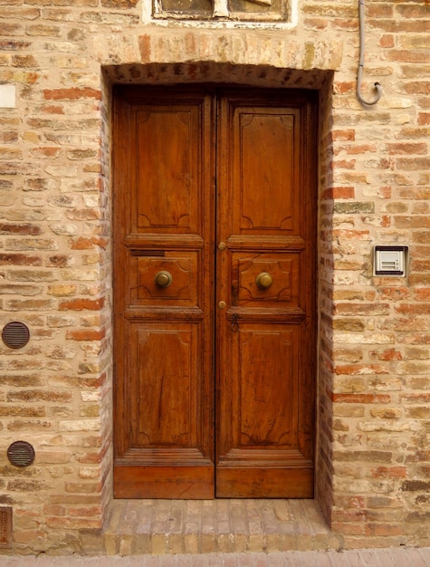 Rimini Door of old building