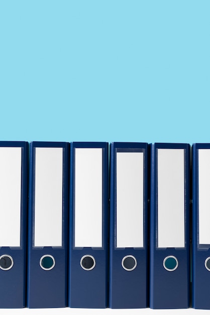 ring binder used for stored documents