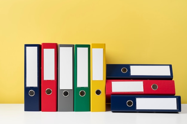 Ring binder used for stored documents