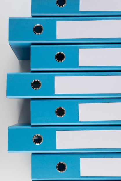 ring binder used for stored documents