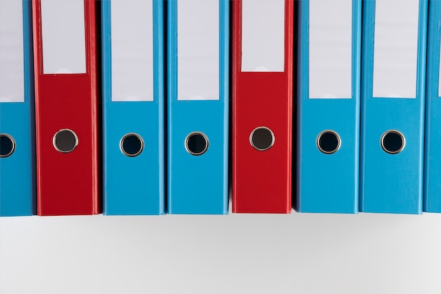 ring binder used for stored documents