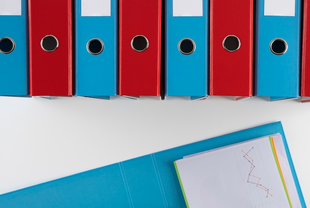 ring binder used for stored documents