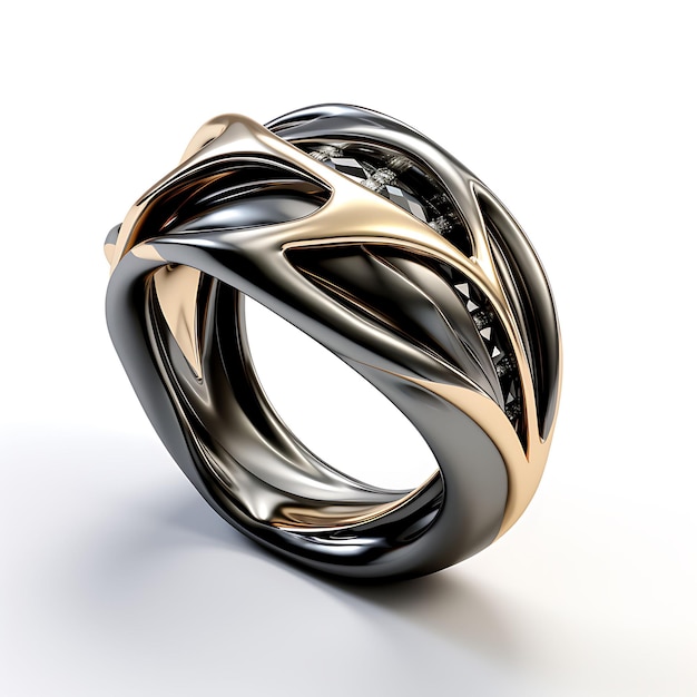 Photo ring design reverie exploring the beauty of isolated conceptual and artistic metal rings