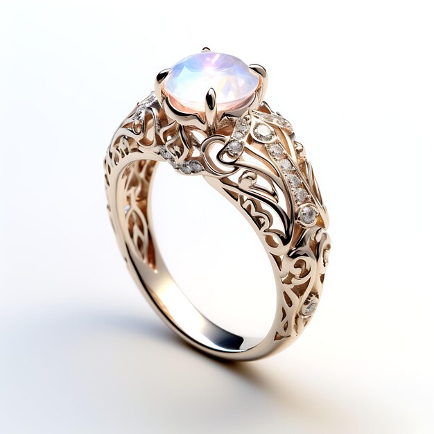 Ring design reverie exploring the beauty of isolated conceptual and artistic metal rings