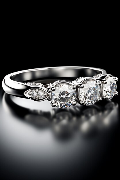 Reverie sul design degli anelli esplorando la bellezza di anelli metallici concettuali e artistici isolati