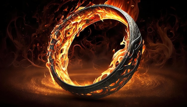 The ring of fire is made by the lord of the rings