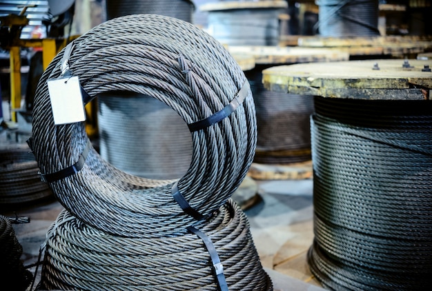 Ring of steel metal cargo cable