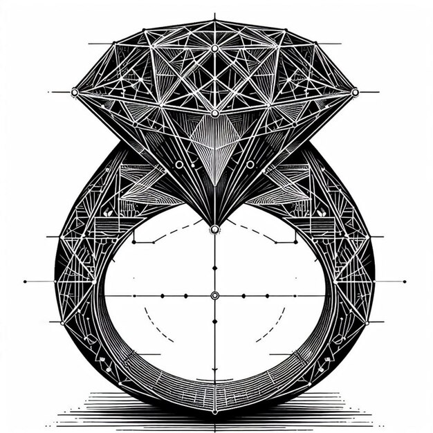 写真 ベクターリング画像と図面