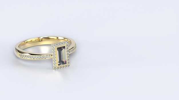 Ring wedding engagement gold jewel diamond stone