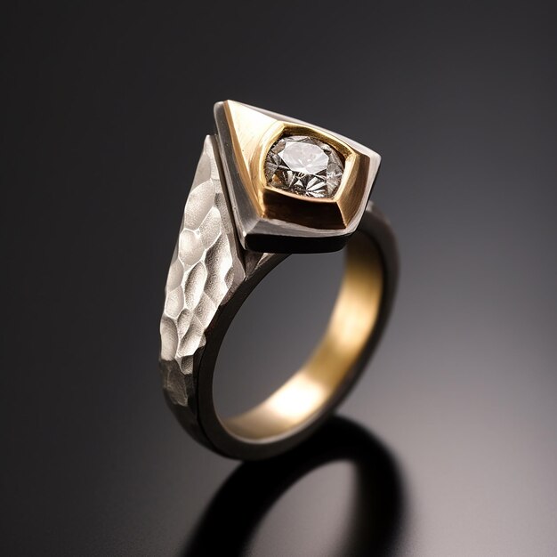 a ring with a gold ring that says's the word " on it.