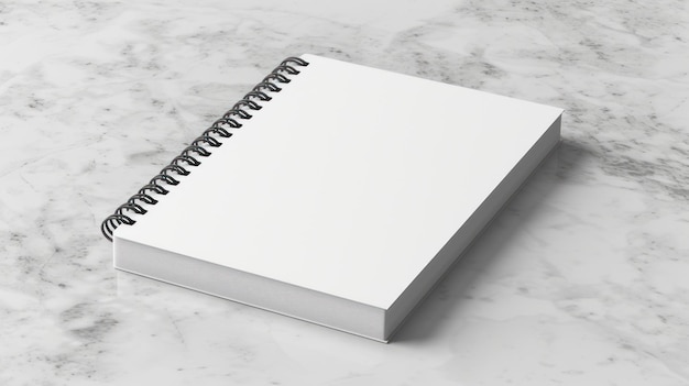 a ringed notebook with a minimal background